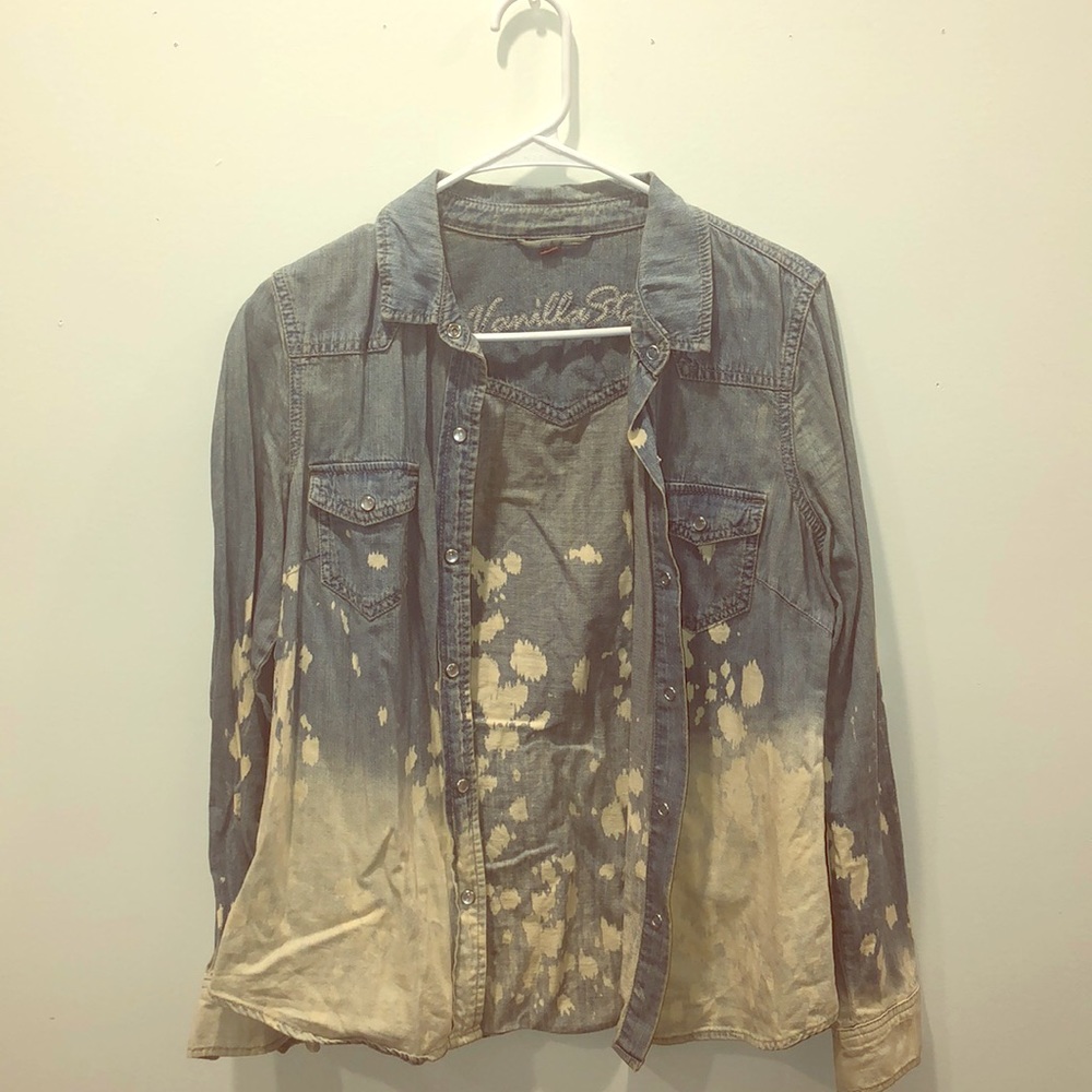 Denim Button Down Shirt